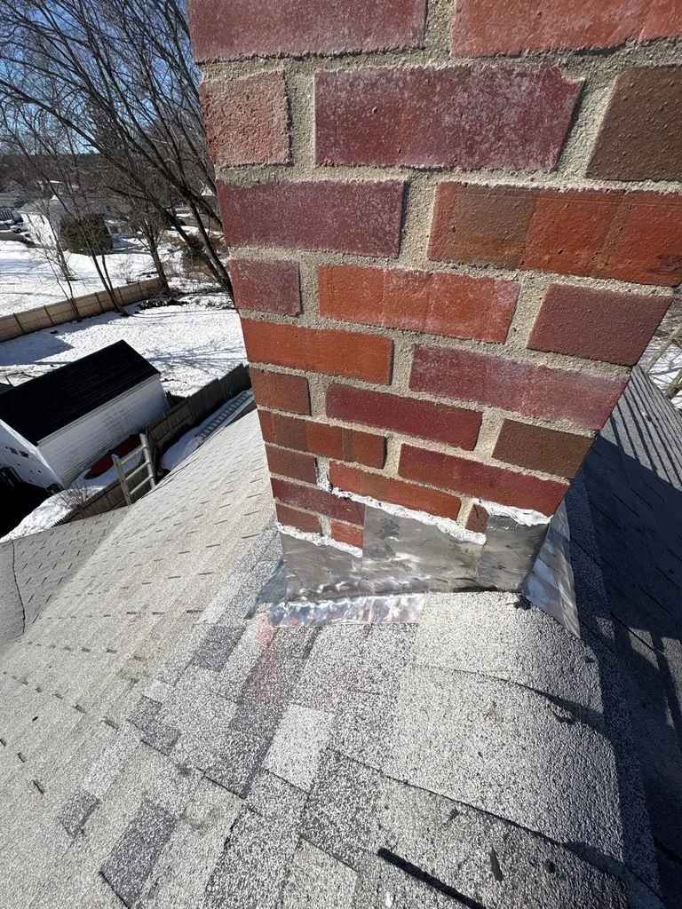 Danvers ma chimney new lead flashing