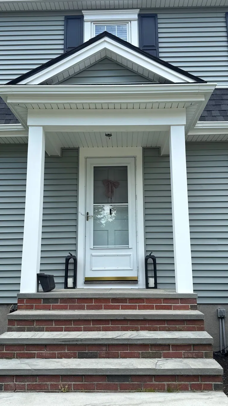 Walpole ma re side front entry detail