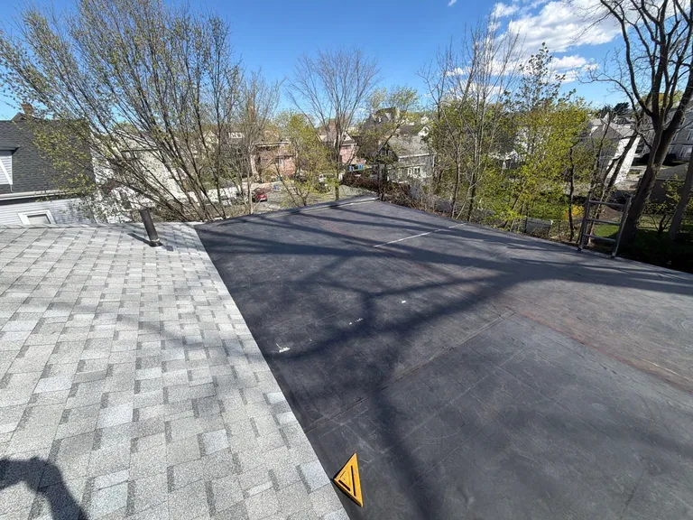 Waltham ma flat rubber roof replacement