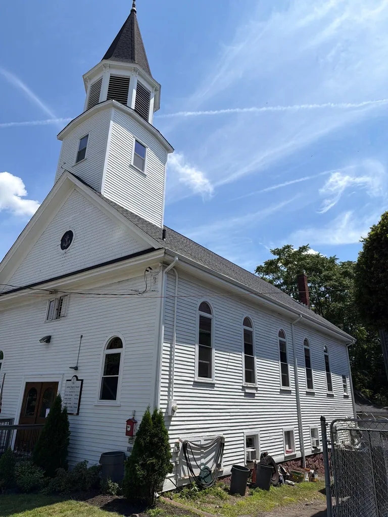 Woburn ma church reroof exterior